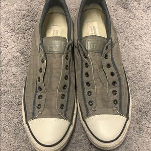 John Varvatos laceless low top cons.